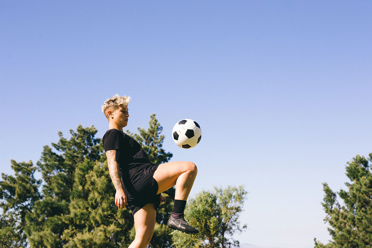 Fußballspielerin