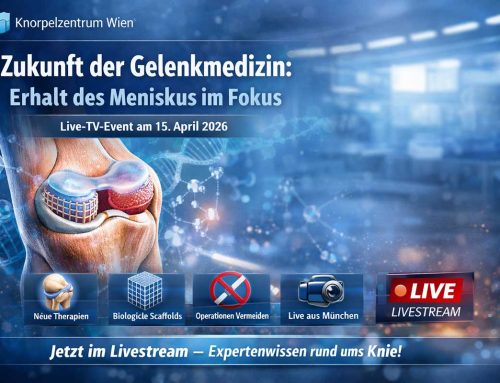 Moderne Medizin für gesunde Knie – ich bin live dabei